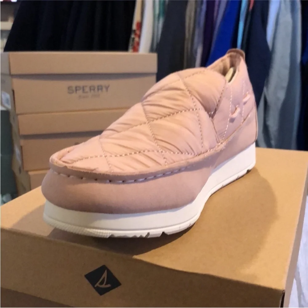 New SPERRY Moc Slider Slip On blush pink size 6.5